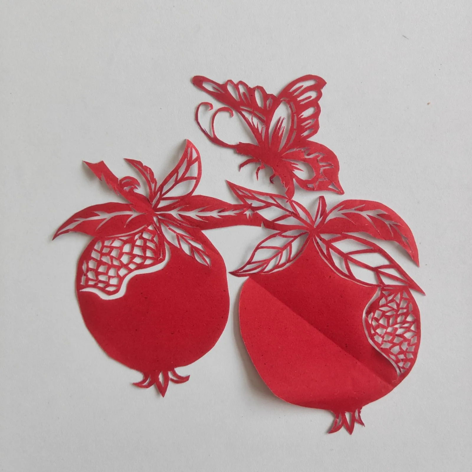 A paper-cutting workshop at school